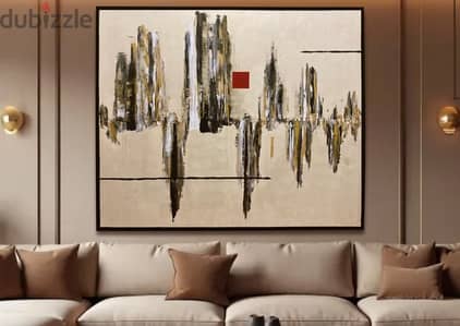 Large abstract painting