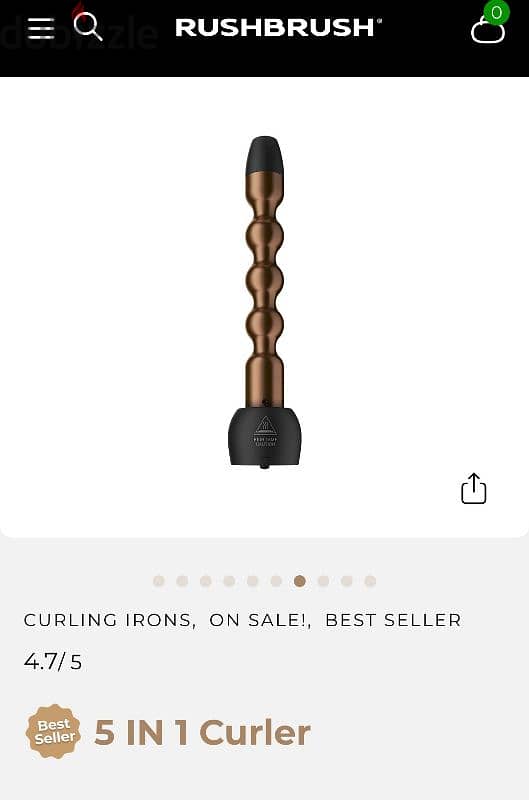 5 in 1 curler. . rush brush 3