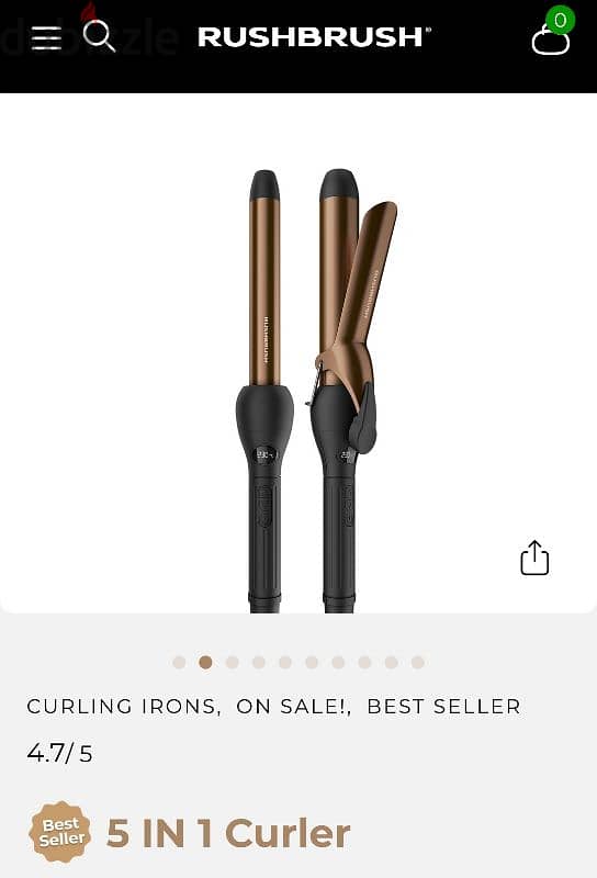 5 in 1 curler. . rush brush 4