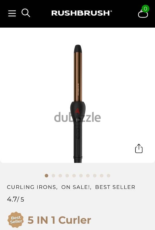 5 in 1 curler. . rush brush 5