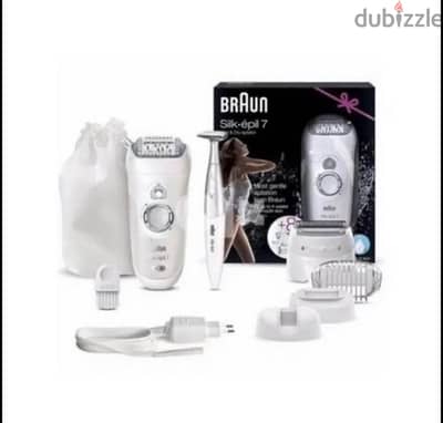 Braun Silk Epil 7 7-561 Wet and Dry + 8 Extras from USA