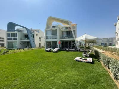 Chalet for sale in  Fouka Bay  North Coast , the lowest price in the market, Ready to move , super deluxe finishing, 125 m, lagoon view