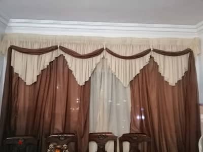 ستائر شيفون ٣طبقات