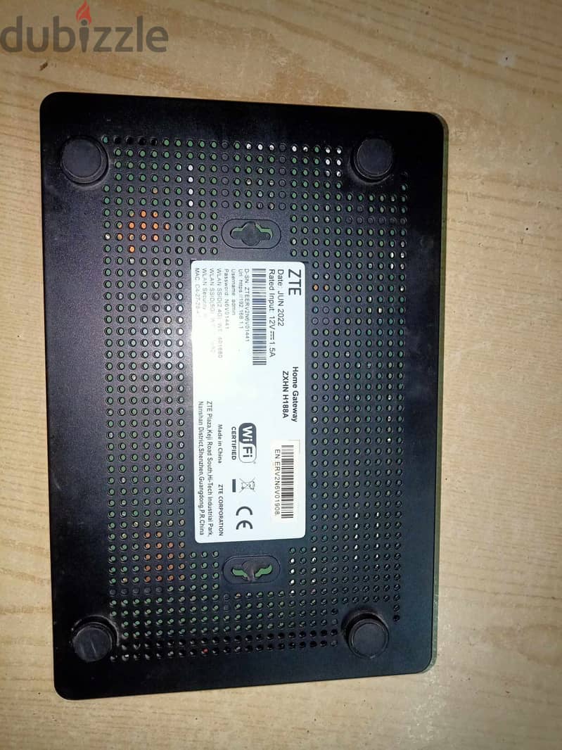 ZTE H188A Vds 1