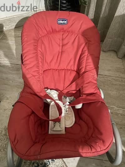 CHICCO Travel-Friendly 3-in-1 Rocking Chair & Bed for (0-2 Years)