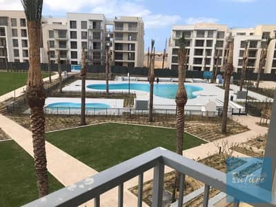 استوديوا للبيع بفرش فندقي و فيو مميز يطل علي البسين مرينا مراسي الساحل الشمالي marina marassi north coast