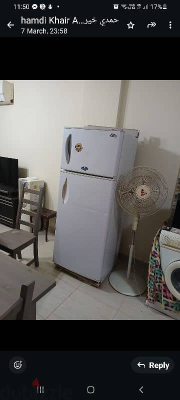 ثلاجة كريازى No Froast تعمل بكفاءة عاليه و تبريد قوى بشحنة المصنع
