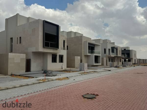 Ready to move Twin house villa for sale in Karma Gates el sheikh zayed near to beverly hills  - Resale