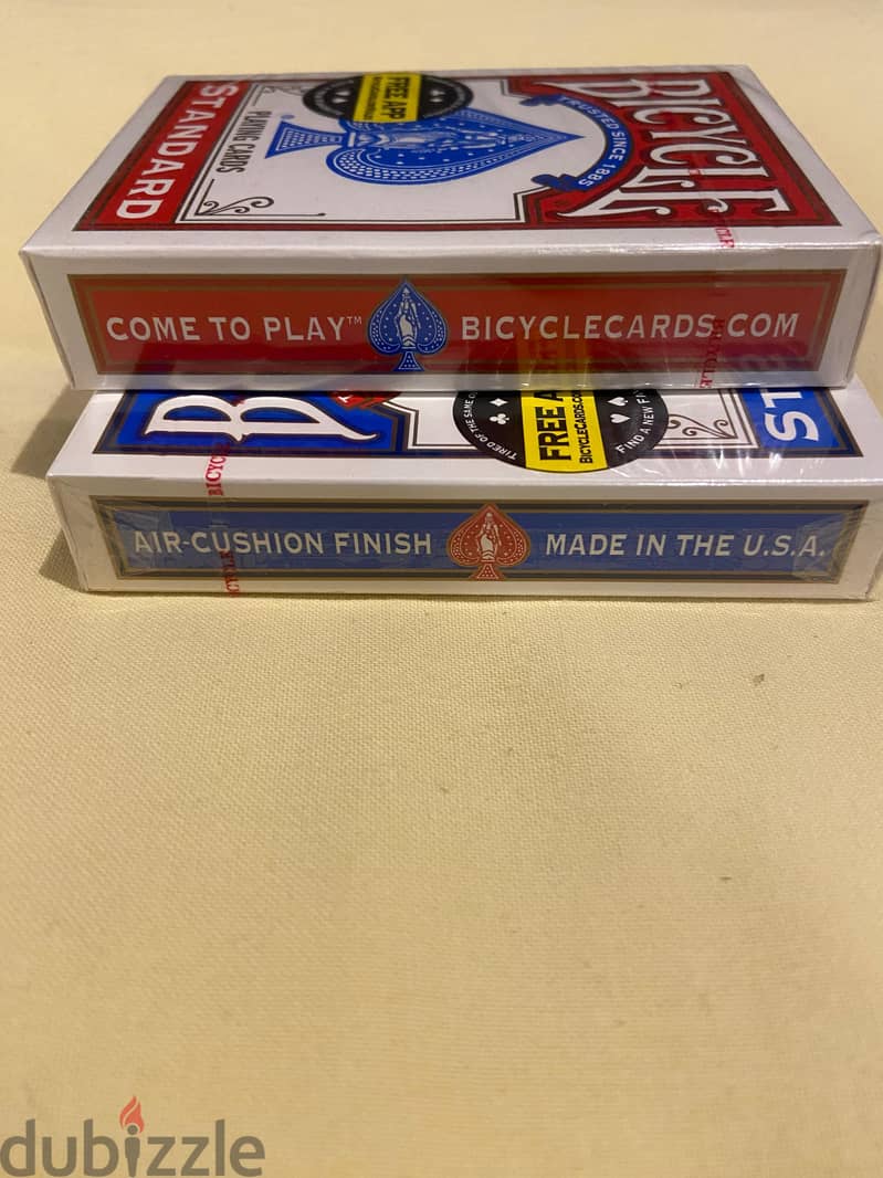 Standard Bicycle Playing Cards Red/Blue 2