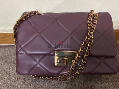 Aldo dark red bag