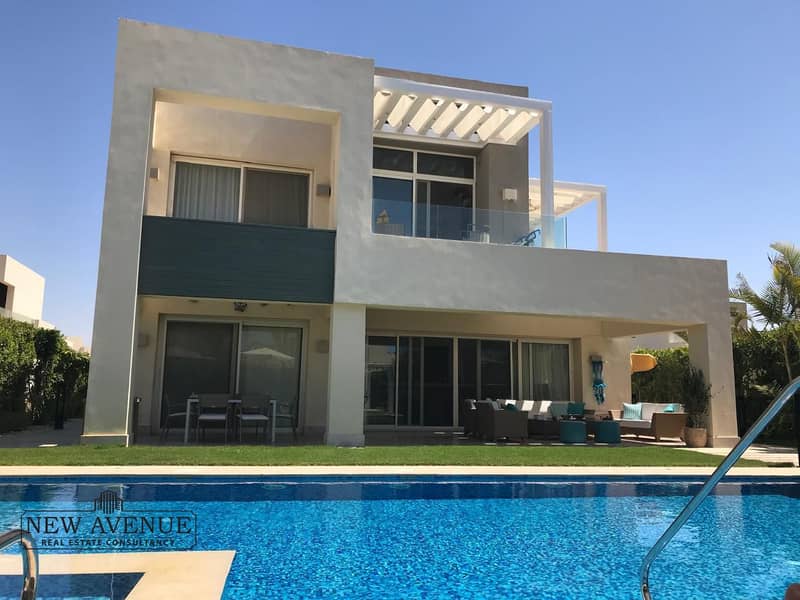 5 Bedrooms 450 sq.M Villa for sale 105,000,000 EGP in Hacienda White, Sidi Abdel Rahman