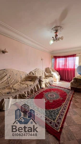 للابجار مفروش 100م ش محور المحموديه مباشر بجوار القضاه دقائق ل سموحه