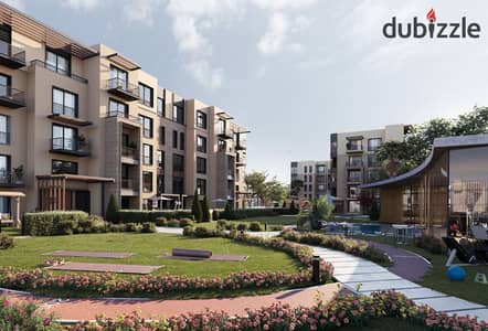Garden Apartment in a Prime Location Facing Palm Hills