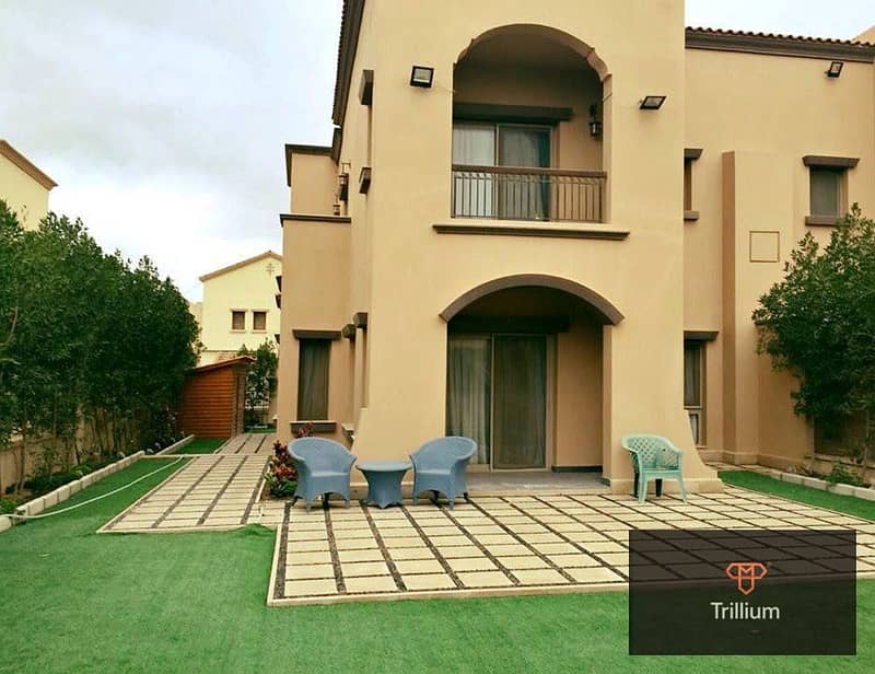 Twin house villa for sale, Ready to move, fully finished, in Palm Villa ...