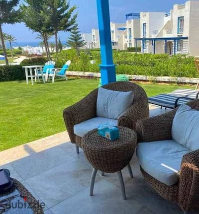 شالية 125م 3 غرف Open Sea View متشطب بقرية ماونتن فيو رأس الحكمة - الساحل الشمالي