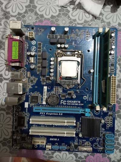 motherboard و cpu Intel i5 جيل ثاني استعمال خفيف مع رام