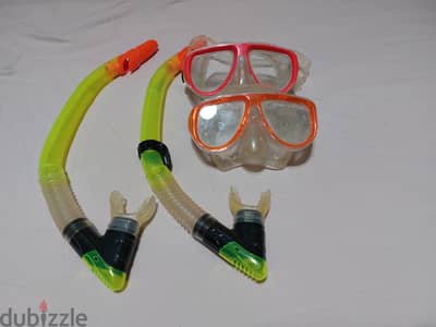 Snorkel Set - مجموعة غطس ، قناع غطس بحزام قابل للتعديل و سنوركل