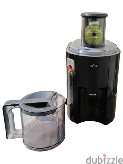 Braun MultiQuick 5 Juice Extractor, 2 Liter, 900 Watt, Black - J500