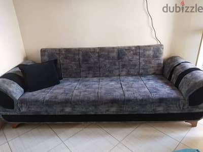 انترية كنبتين وكرسيين 2ورخامة بمرايا