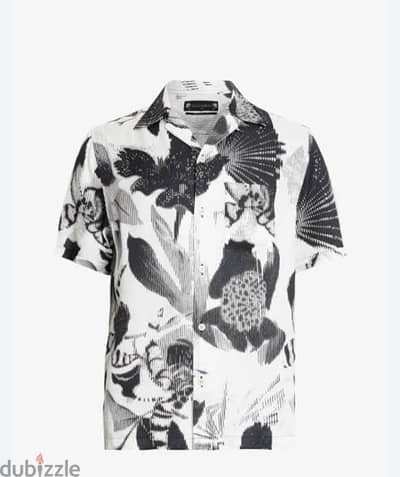 AllSaints - Frequency Printed Relaxed Fit Shirt