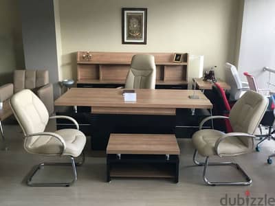 مكتب مدير موردن خشب mdf اسباني/ illegente modern office furniture desk