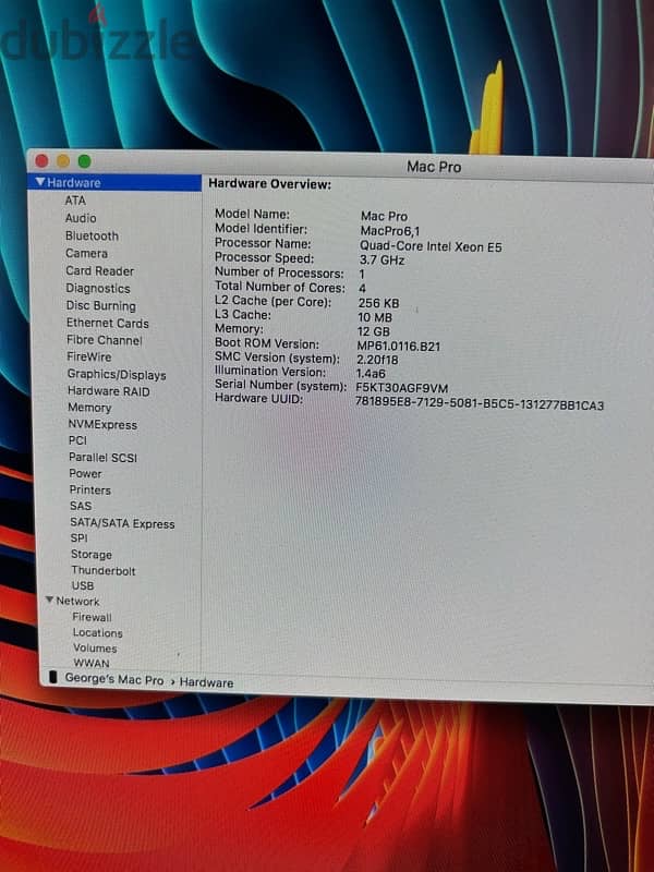 mac pro late 2013 15