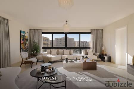شقه مميزه إستلام " فورى " بتشطيب راقى جدا فى قلب Owest مع ساويرس