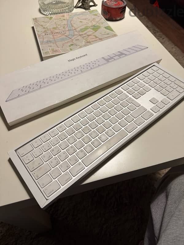 Magic Keyboard With Numeric Keypad - Arabic White 1