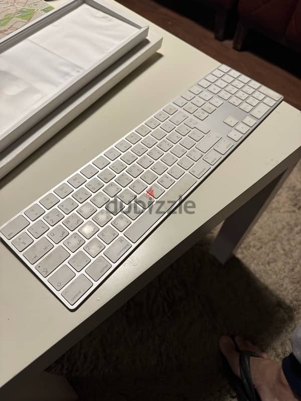 Magic Keyboard With Numeric Keypad - Arabic White 3