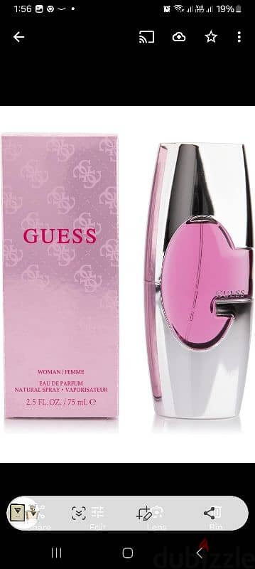 guess perfume 75 ml for woman