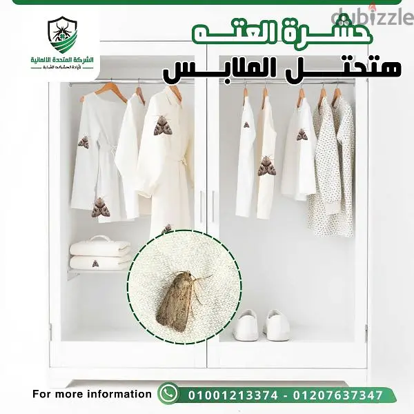 متخصصون في القضاء ع جميع انواع الحشرات65565445549186121