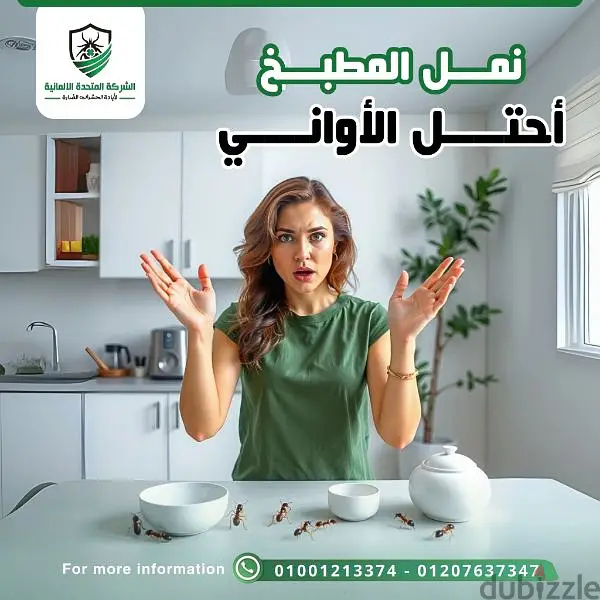 متخصصون في القضاء ع جميع انواع الحشرات65565445549186123