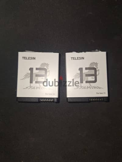 2 battery's telesin for GOPRO 13