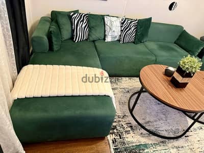 L shape sofa كنبة ركن)