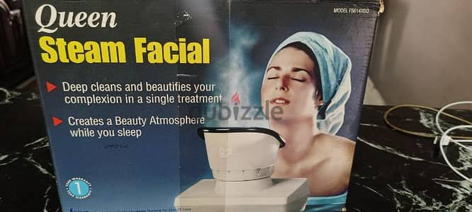 جهاز البخار Queen Steam Facial الأصلي للعناية بالبشرة والوجة.
