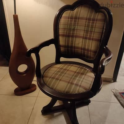 office chair كرسي خشب زان  للمكتب