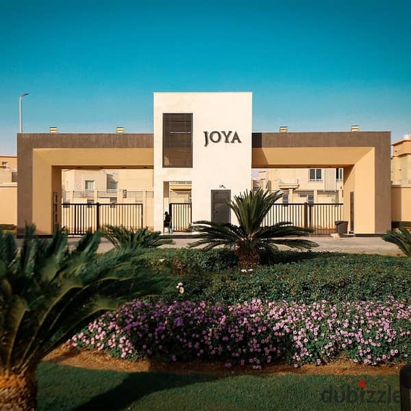 Ready to move apartment with garden for sale at joya compound next to palm hills and new giza