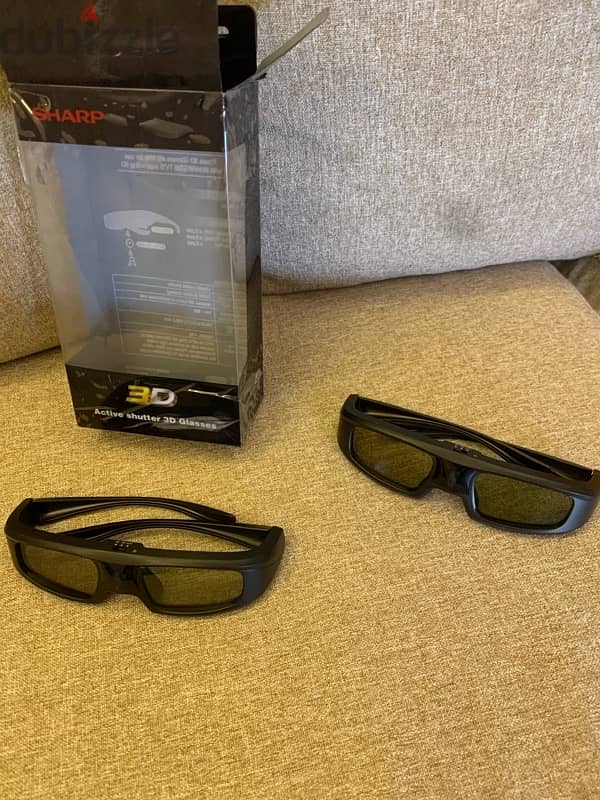 Sharp active shutter 3D glasses used 2