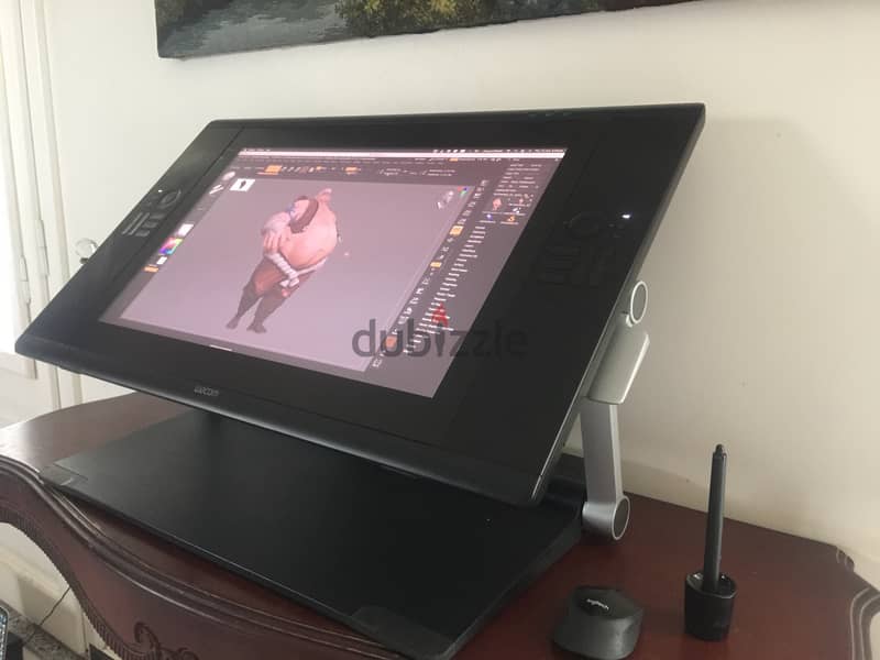 Wacom Cintiq 24HD Touch - لوحة رسم احترافية | حالة ممتازة 9
