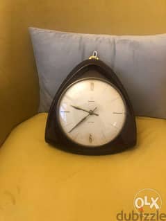 junglans wall clock germany made 1970 excellent condition