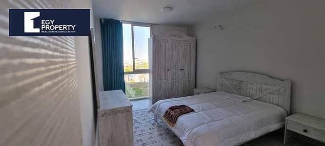 Chalet sea & pool view for sale in installments  finished & furnished with ACs  in Fouka Bay North Coast sea & pool view