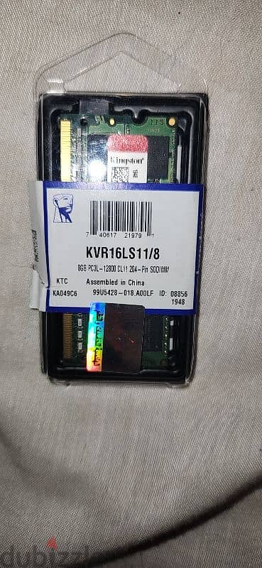 8 gb ddr3l kingston ram