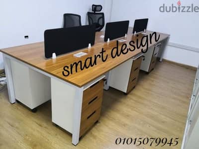 ورك استيشن خلية عمل خشب mdf اسباني workstation