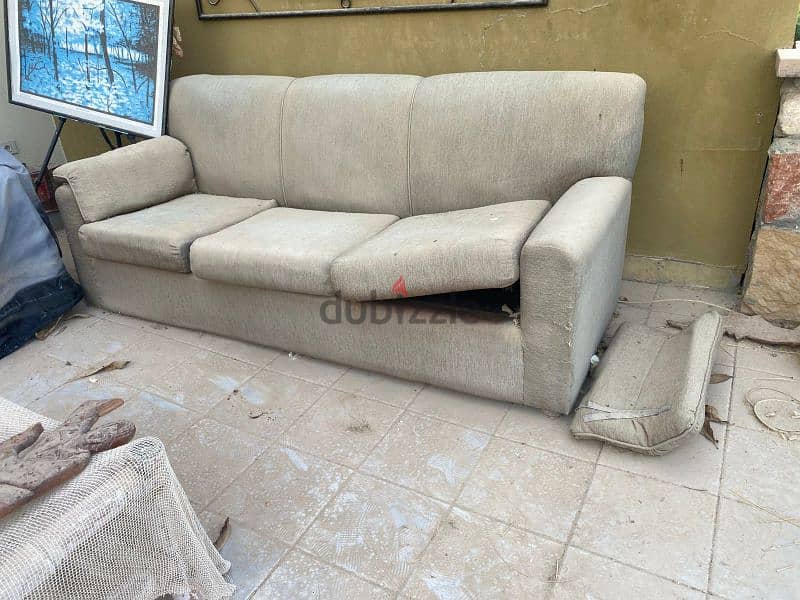 Sofas set of 2 طقم كنب 2