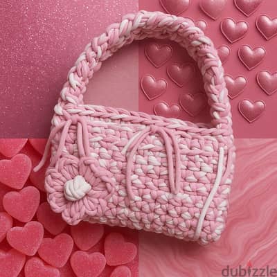 شنطه كروشيه جديده handmadeللبيع350