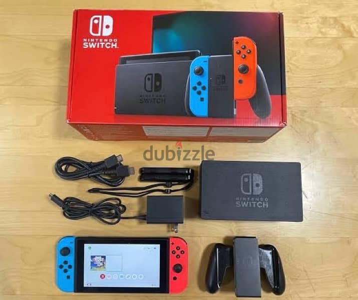 Nintendo Switch OLED + Extra Joy Cons + Sports Game - Video Game ...