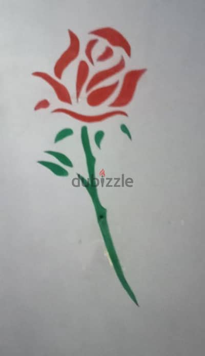 استنسل يدوي مقاس 100X40