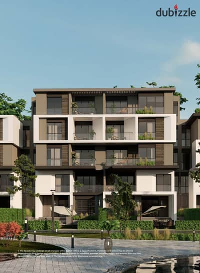 شقه للبيع فى مشروع Terrace لشركه HDP نص تشطيب