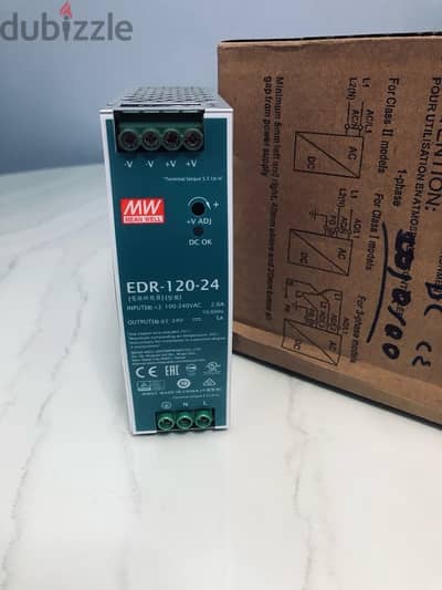 Mean  Well power supply 24vdc, 5A