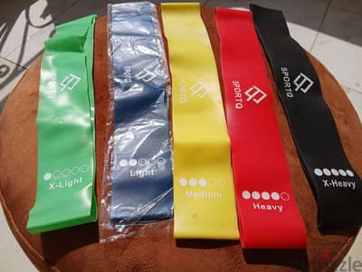 Fit Simplify Resistance Loop Exercise Bands Set - Multi Color